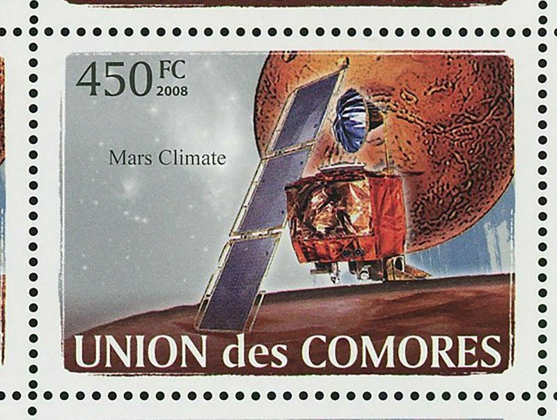 The conquest of Mars Stamp Spirit Mars Polar Viking S/S MNH #1946-1951