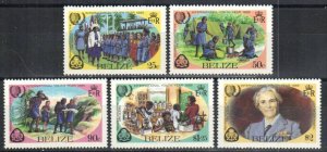 Belize Stamp 745-749  - Girl Guides