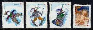 Canada 2008 -CHRISTMAS MNH Die Cut set  # 2292i-2295i