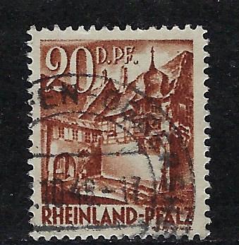 Germany - under French occupation Scott # 6N23, used