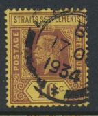 Straits Settlements George V  SG 231  Used Die I 