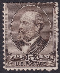 #205 Mint OG, Ave-F, Clipped perfs at top (CV $240 - ID29428) - Joseph Luft