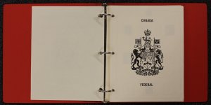 CANADIAN REVENUE STAMP ALBUM SET (VOL I & II)