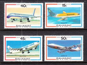 Bahamas C5-C8 Airplanes MNH VF