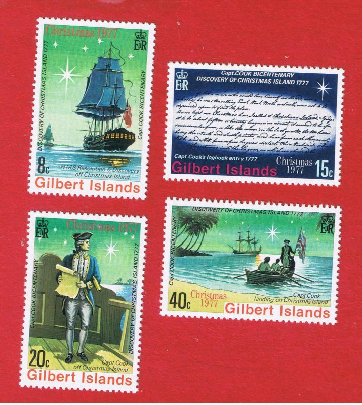 Gilbert Islands #300-303  MNH OG  Cook  Free S/H 