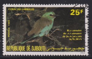 Djibouti 593 Coracias Garrulus 1985