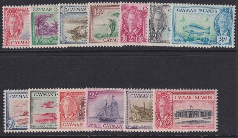 Cayman Islands, Scott 122-134 (SG 135-147), MLH