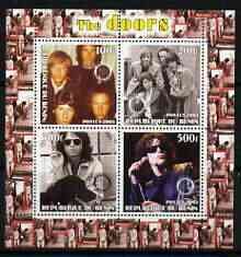 BENIN - 2003 - The Doors #2 - Perf 4v Sheet - MNH - Private Issue