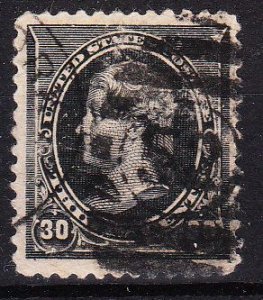 MOstamps - US Scott #228 Used (Facial scuffs) - Lot # DS-8195