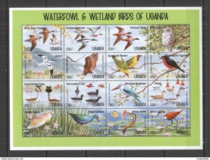 Uganda Fauna Waterfowl & Wetland Birds Of Uganda 1Sh ** Nw0639