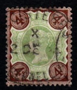 Great Britain #116 F-VF Used CV $21.00 (X4030)