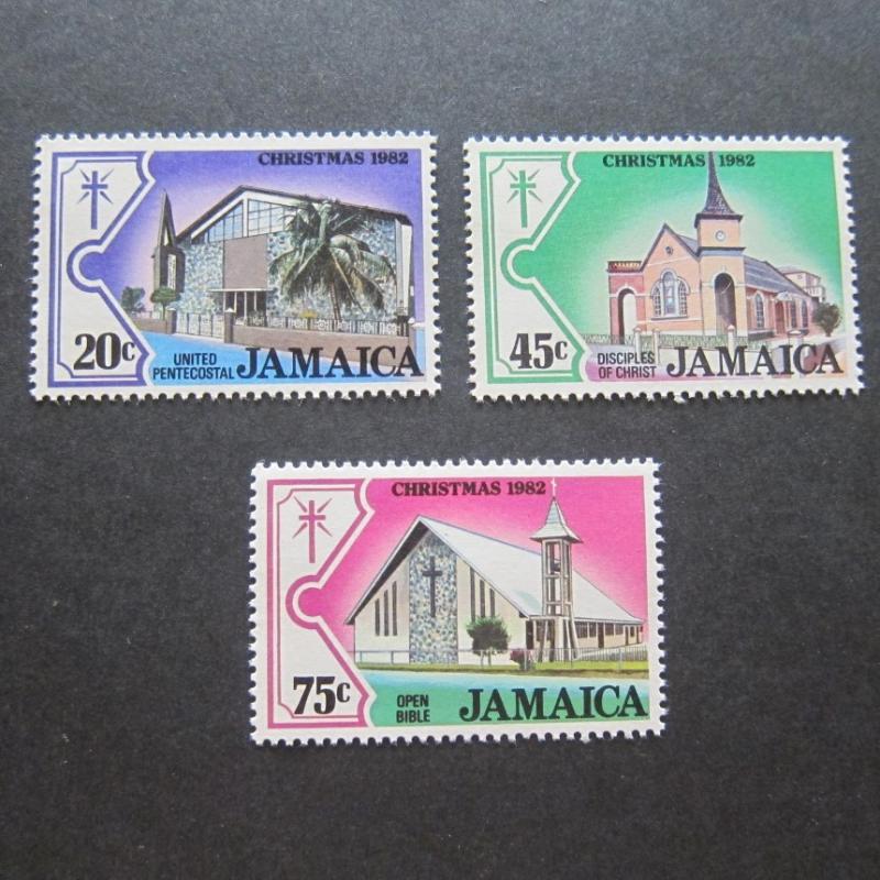  Jamaica Sc 547-549 Building Set MNH