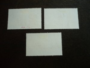 Stamps-Solomon Islands-Scott#250,252-253- Mint Never Hinged Part Set of 3 Stamps