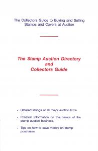 The Stamp Auction Directory and Collectors Guide,