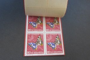 Switzerland 1956 Sc B257-59 Booklet