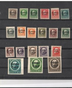 bavaria 156-175 MNH
