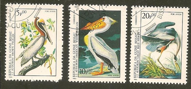 Guinea Bissau  Scott  C50-52  Birds  CTO