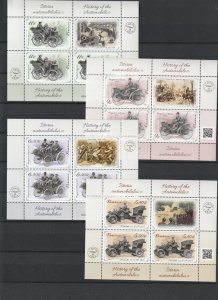 Romania STAMPS 2025 CAR HISTORY AUTO MNH POST SHEETS KLBG