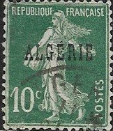 1924 Algeria    French Sower    SC#7    Used