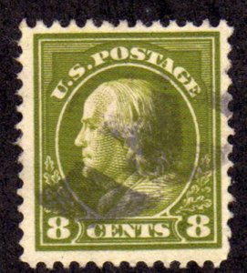 MALACK 414 VF/XF, bold color, nice lighter cancel, choice! w5438