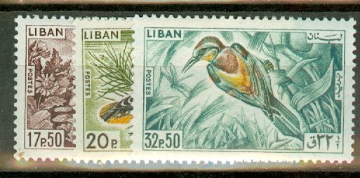 P: Lebanon 434-9 mint CV $78; scan shows only a few