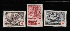 Finland B24-B26 Set MH Red Cross