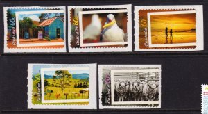 Australia 2012 Photographs 'Self-Adhv' Complete Mint MNH Set SC 373...