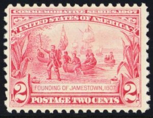 329, Mint NH 2¢ VF Centering * Stuart Katz