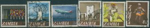 Zambia 1968 SG129-134 Decimal Currency (6) FU