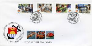 Kiribati 2017 FDC Marine Training Centre 50th 4v Set Cover Boats Ships Stamps