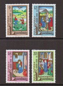 Luxembourg   #B367-B370   MNH  1988  Caritas
