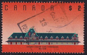 Canada - 1989 - Scott #1182 - used - Architecture McAdam Railway Station