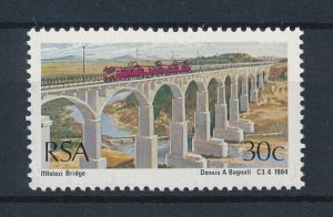 [113343] South Africa 1984 Railway trains Eisenbahn From set MNH