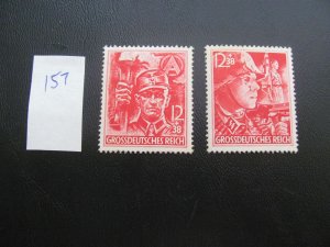 Germany 1945 MNH SC B292-293 XF 90 EUROS  (157)