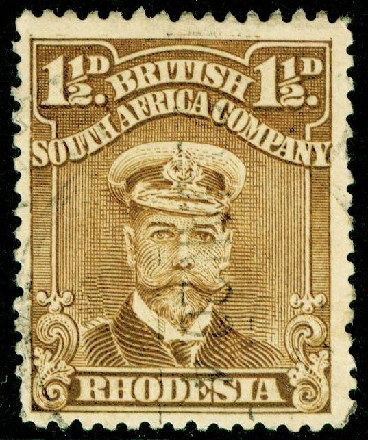 RHODESIA SG197, 1½d Brown-Ochre, FINE USED.