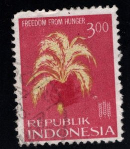 Indonesia Scott 587 Used Freedom from hunger stamp