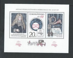 Czechoslovakia sheetlet  mnh sc 2609