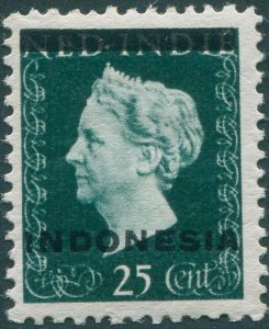 Indonesia 1948 25c blue-green SG534 MNH