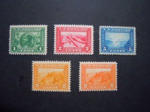 #397-400a Panama-Pacific Expo Issues MNH OG F/VF CV $850 Includes New Mount