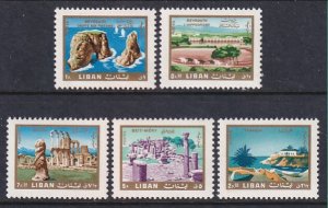 Lebanon 443-447 MNH VF