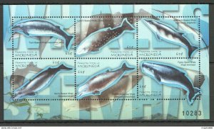 Micronesia Fish & Marine Life Whales 1Kb ** Stamps Pk093