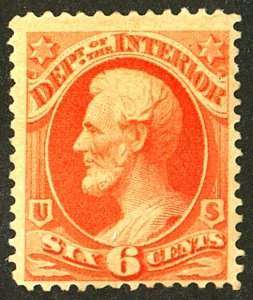 U.S. #O18 MINT OG LH