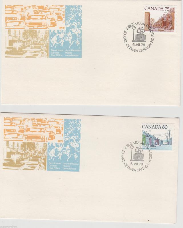 FIRST DAY COVER  1977  MEDIUM VALUE DEFINITIVES