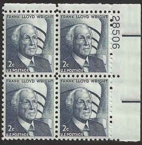 # 1280 MINT NEVER HINGED FRANK LLOYD WRIGHT