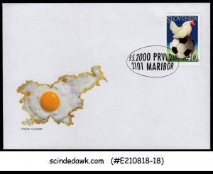 SLOVENIA - 2000 FOOTBALL CHAMPIONSHIP BELGIUM AND NETHERLAND - FDC