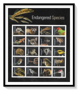 US #5800-5819 Endangered Species Full Pane MNH