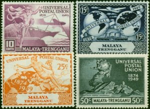 Trengganu 1949 UPU Set of 4 SG63-66 Fine LMM