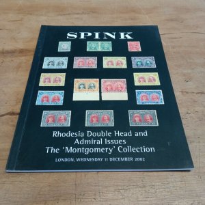 Rhodesia stamp publication auction catalogue Spink Montgomery collection  