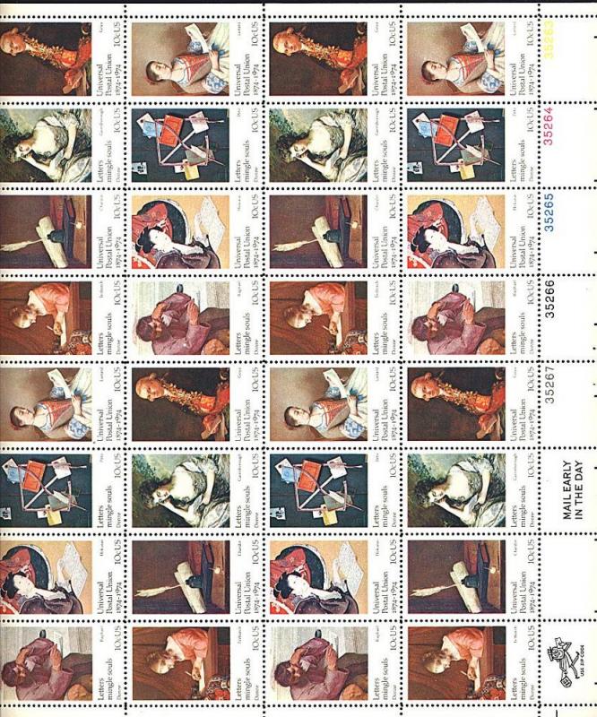 1530-1536 MINT Full Sheet of 32 Cat$6.40 Face$3.20