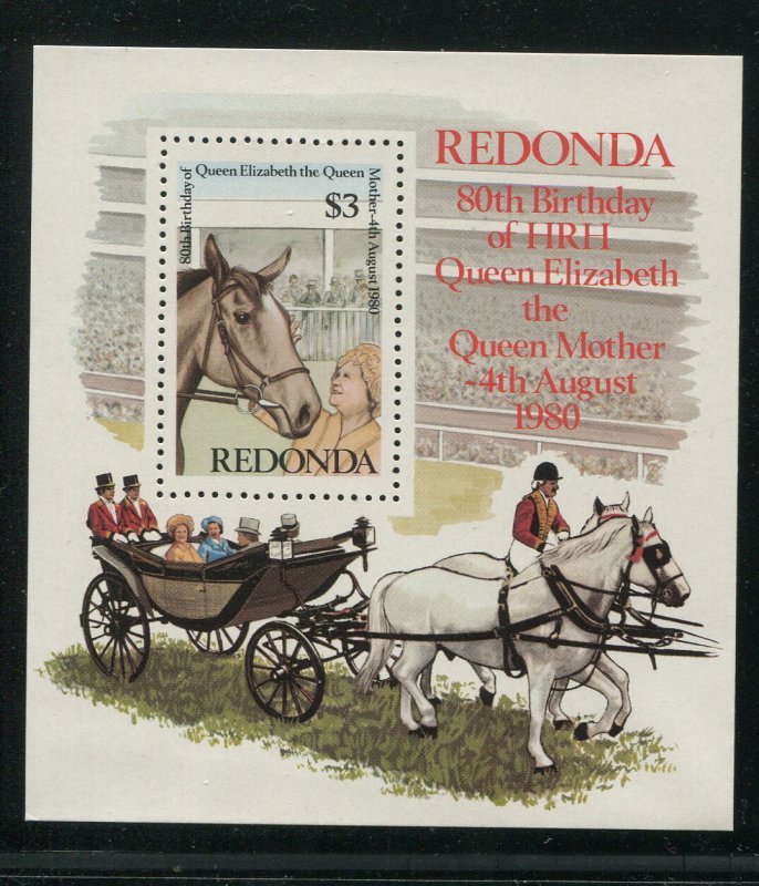 Redonda Michel #66 Block9 MNH  - Make Me A Reasonable Offer